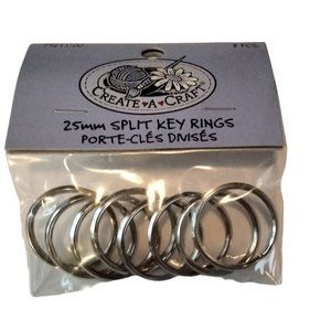 25 mm Split Ring Key Holder Create A Crafts 8 Rings